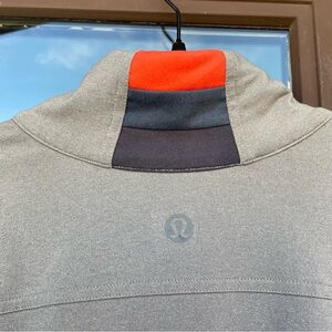 Lululemon Grey Full-Zip Mock Collar Jacket M